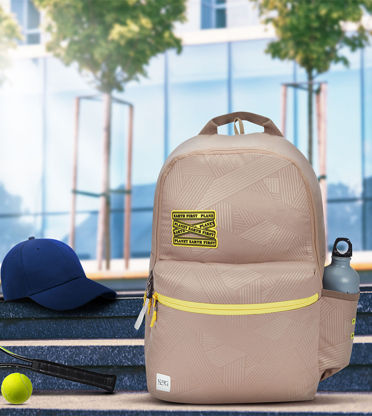 Applique Detail Zip Around Backpack