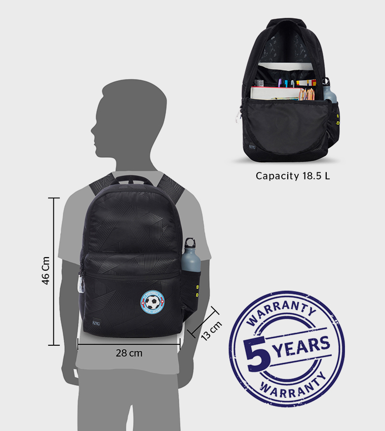 Applique Detail Zip Around Backpack