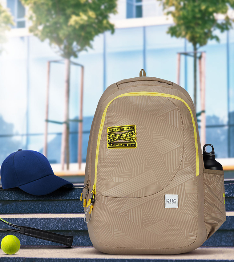 Applique Detail Zip Around Backpack