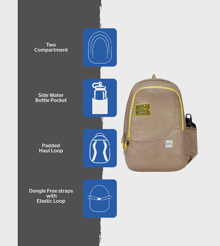 Applique Detail Zip Around Backpack