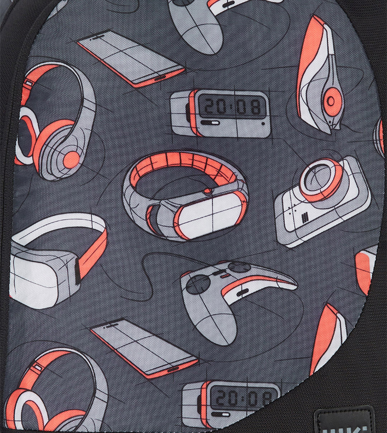 Printed Zip Around Backpack