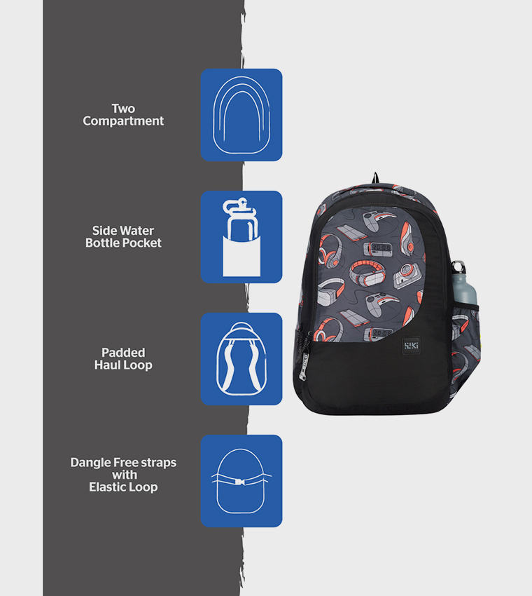 Printed Zip Around Backpack