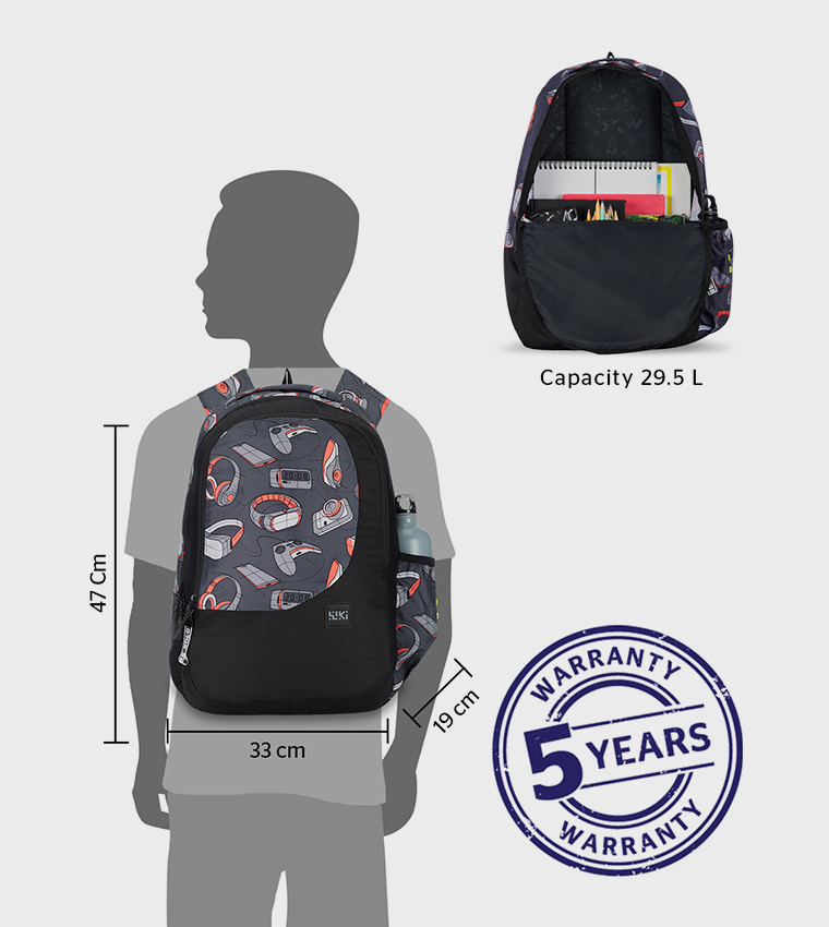 Printed Zip Around Backpack