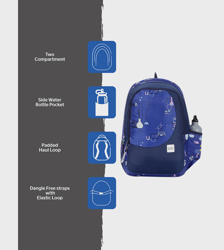 Printed Zip Around Backpack