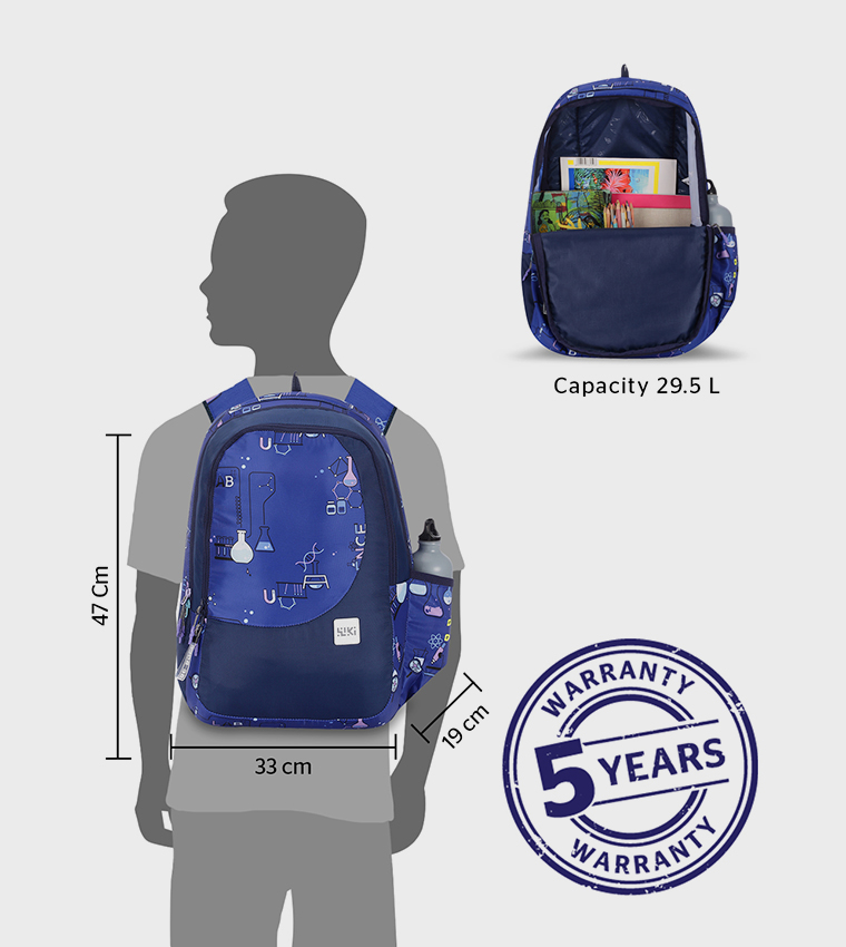 Printed Zip Around Backpack