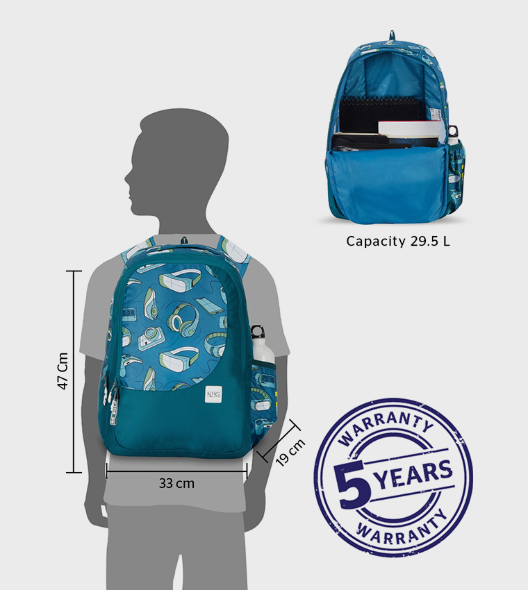 Printed Zip Around Backpack