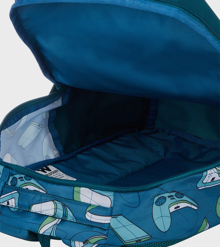Printed Zip Around Backpack