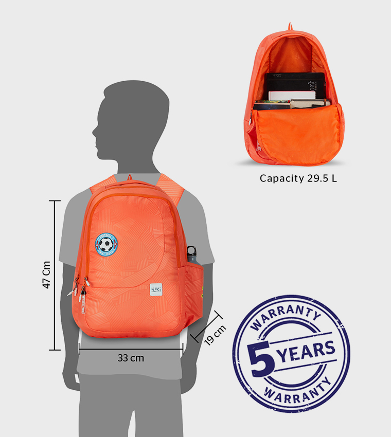 Applique Detail Zip Around Backpack