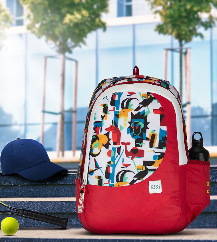 Printed Zip Around Backpack