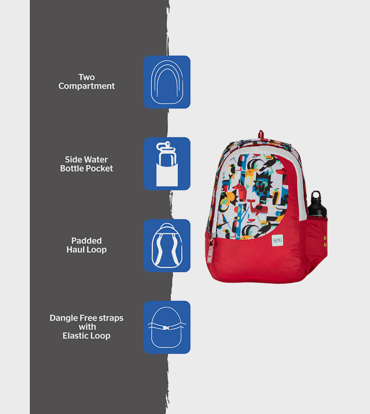 Printed Zip Around Backpack