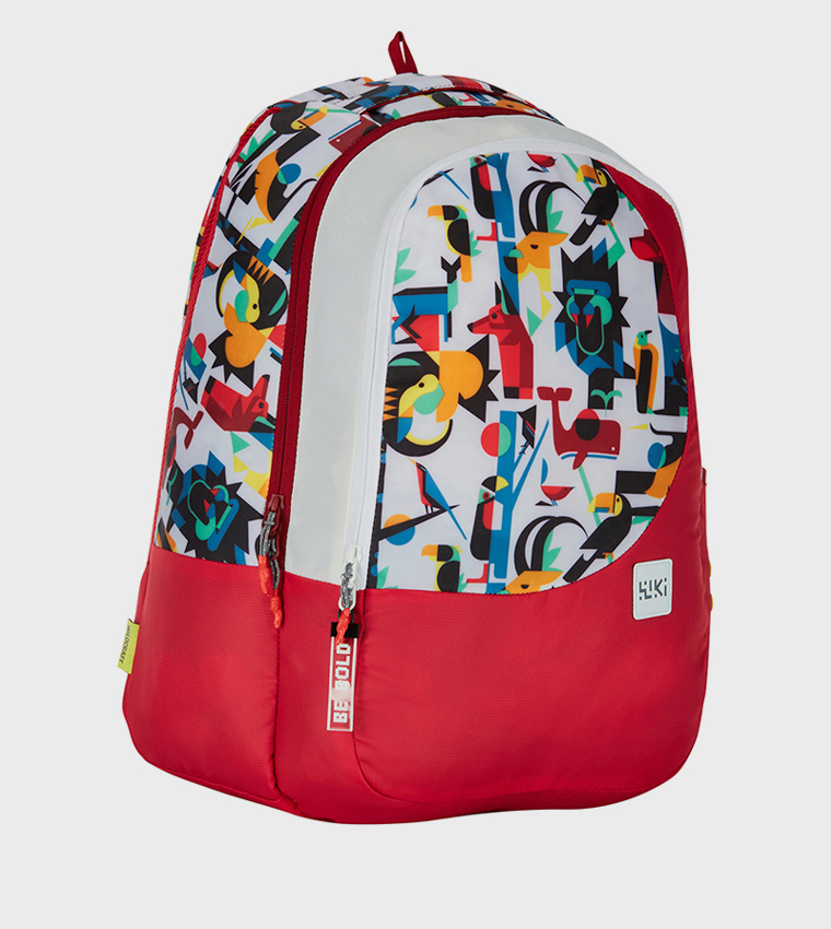 Printed Zip Around Backpack
