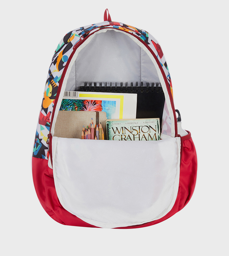 Printed Zip Around Backpack