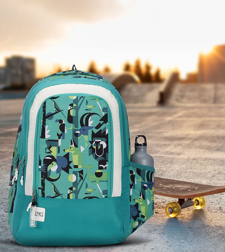 Printed Zip Around Backpack