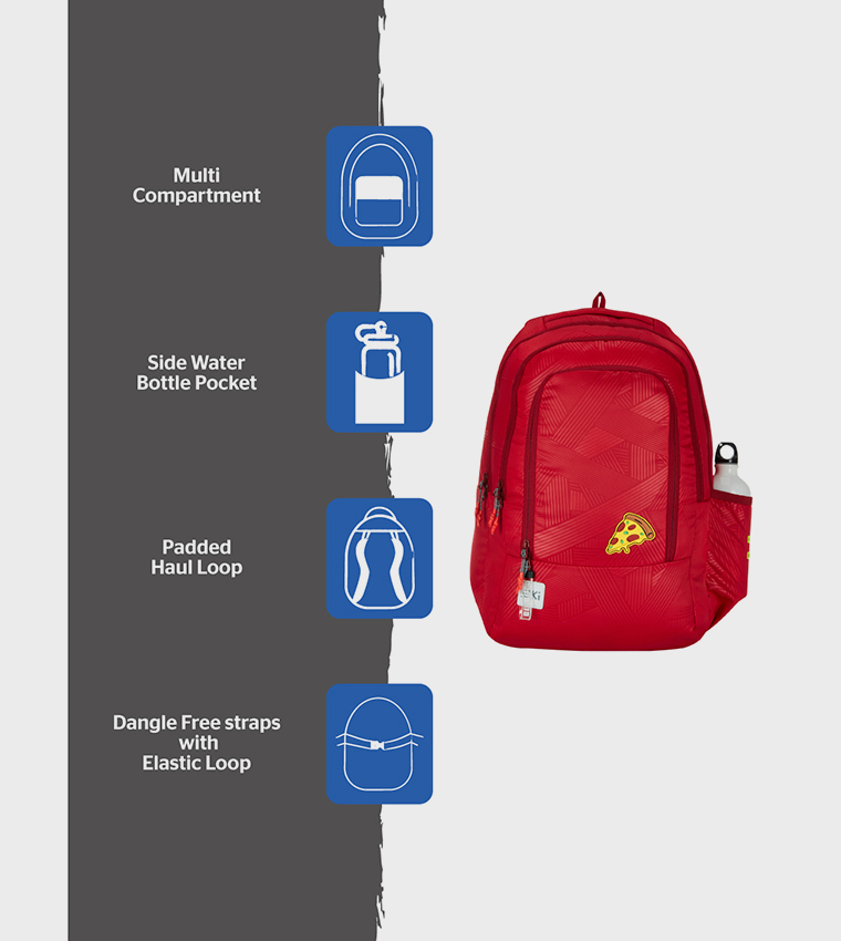 Applique Detail Zip Around Backpack