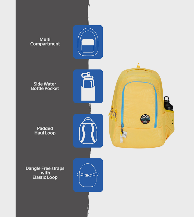 Applique Detail Zip Around Backpack