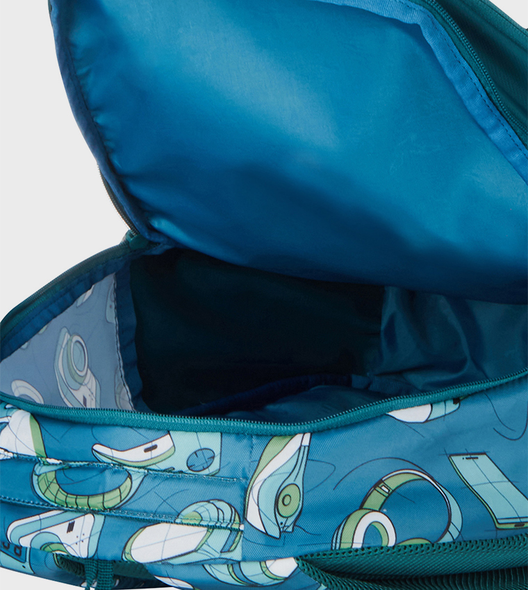 Printed Zip Around Backpack