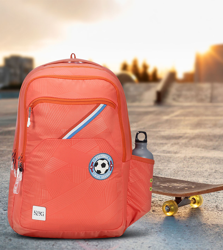 Applique Detail Zip Around Backpack