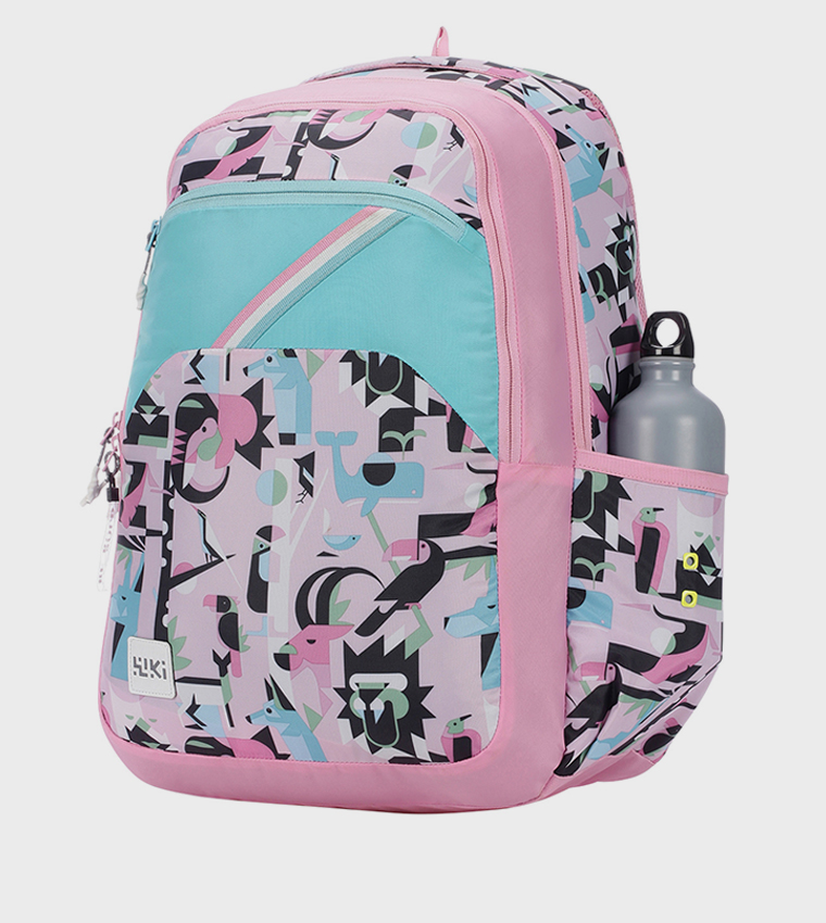 Printed Zip Around Backpack