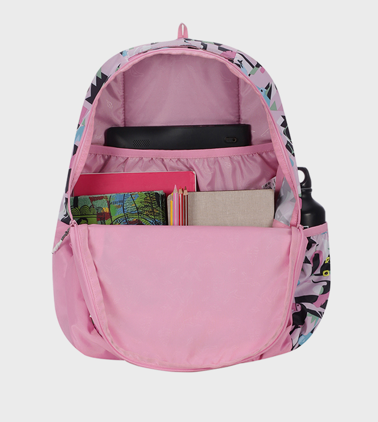 Printed Zip Around Backpack