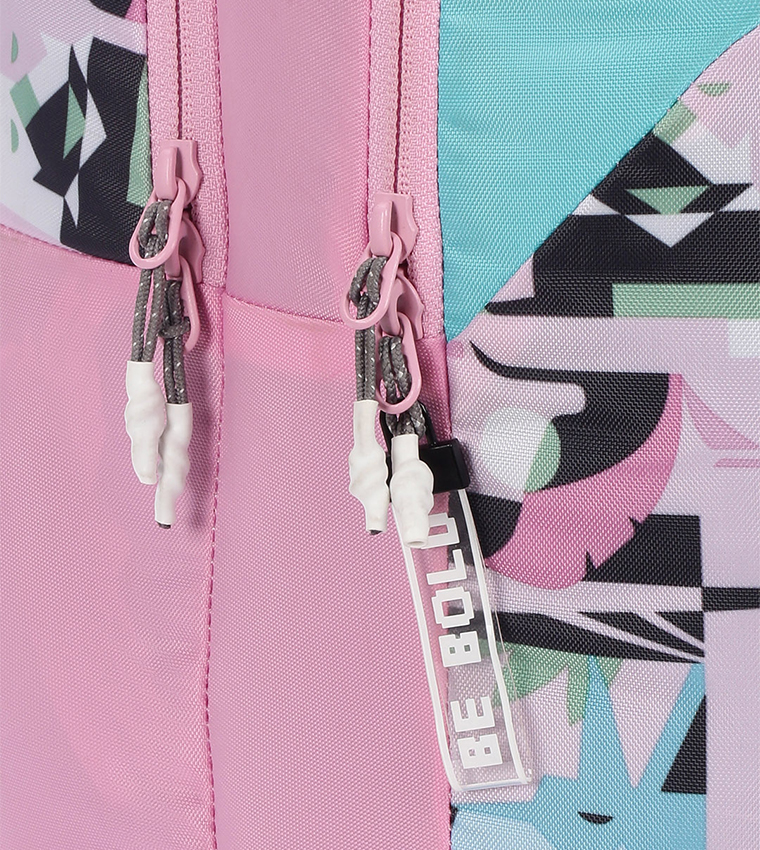 Printed Zip Around Backpack