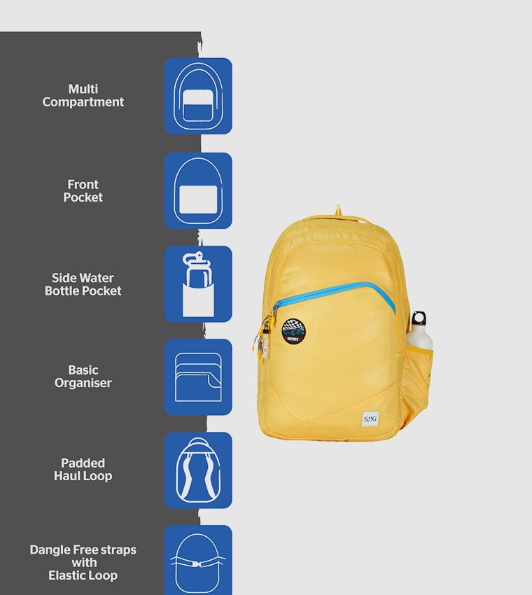 Applique Detail Zip Around Backpack