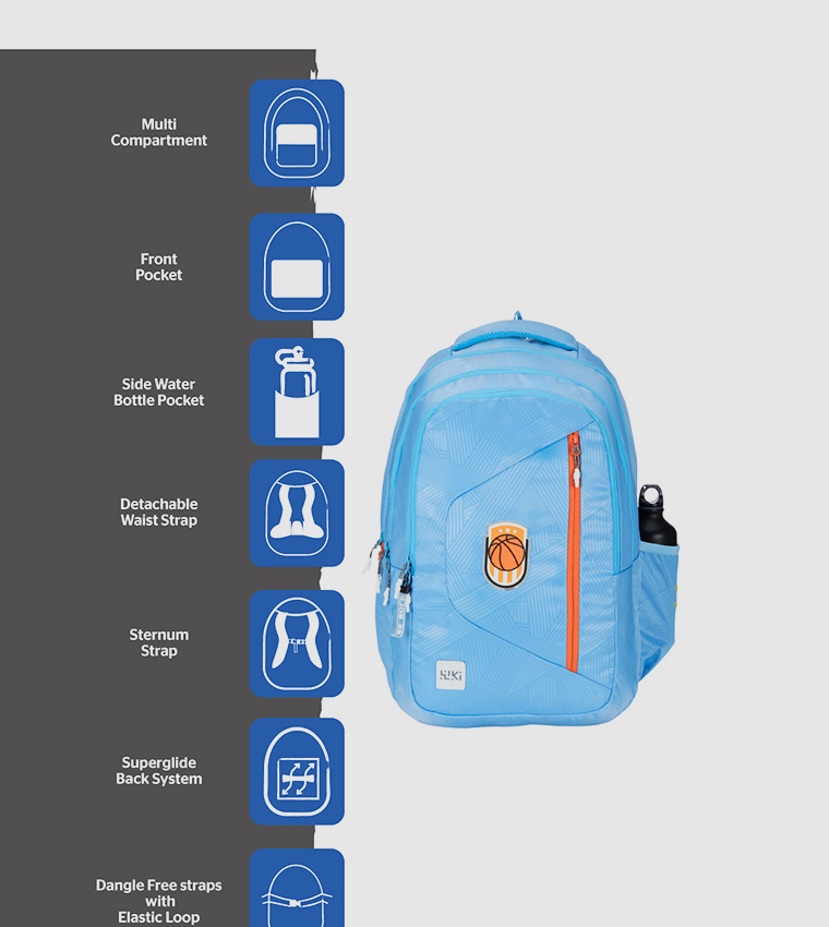 Applique Detail Zip Around Backpack