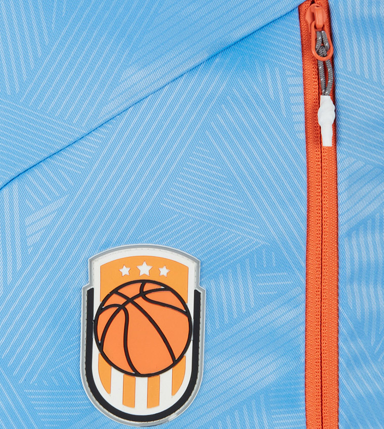Applique Detail Zip Around Backpack