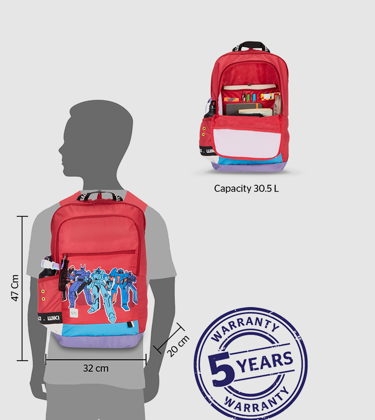 Printed Zip Around Backpack