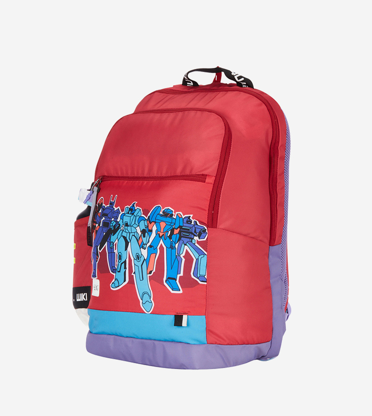 Printed Zip Around Backpack