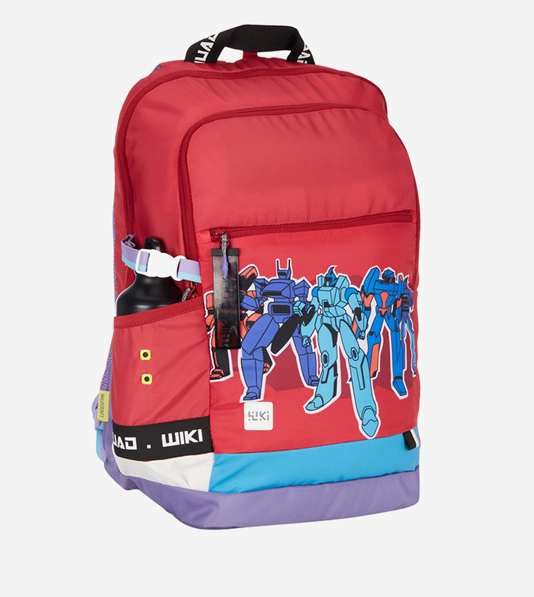 Printed Zip Around Backpack