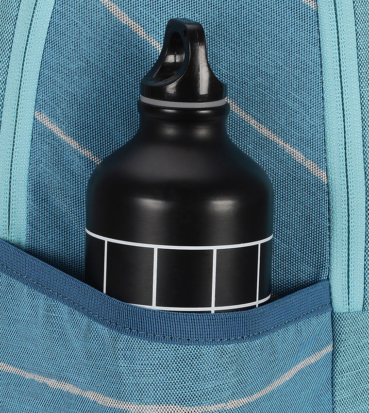 Striped Zip Around Backpack