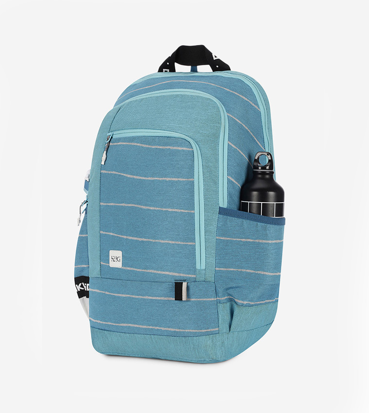 Striped Zip Around Backpack