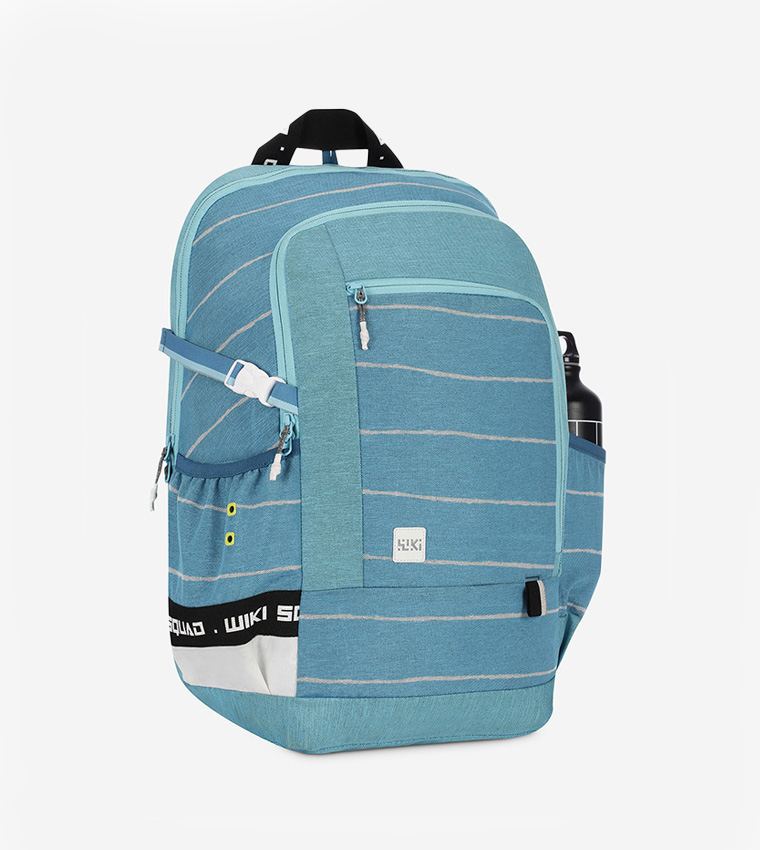 Striped Zip Around Backpack