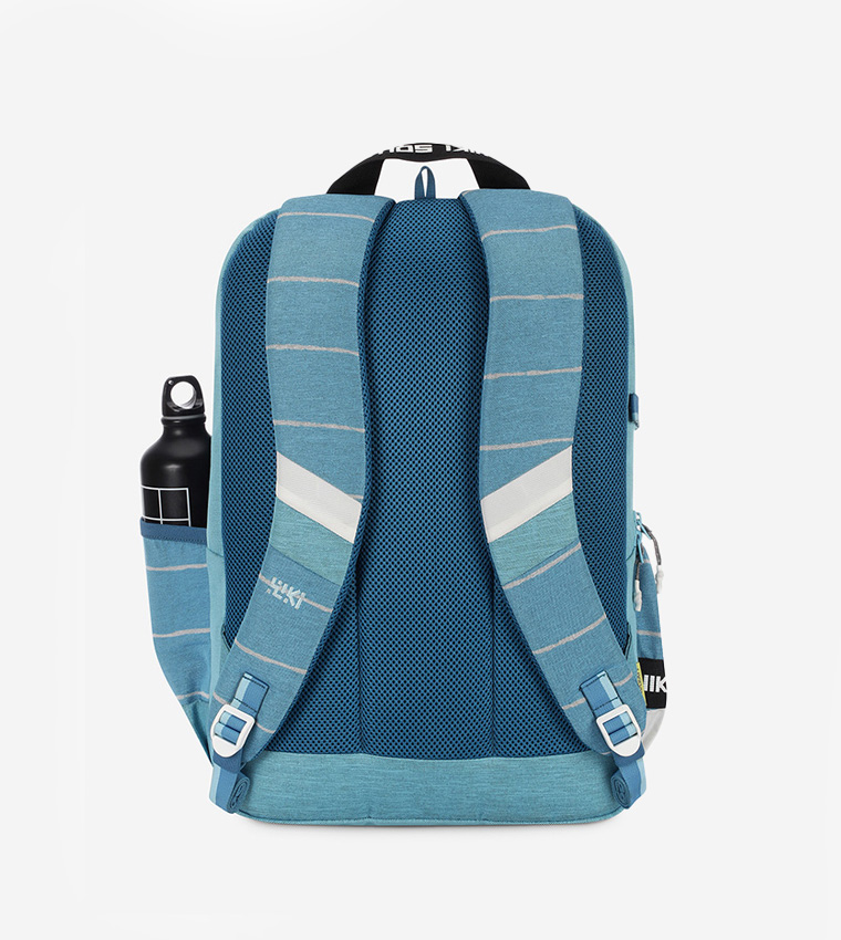Striped Zip Around Backpack
