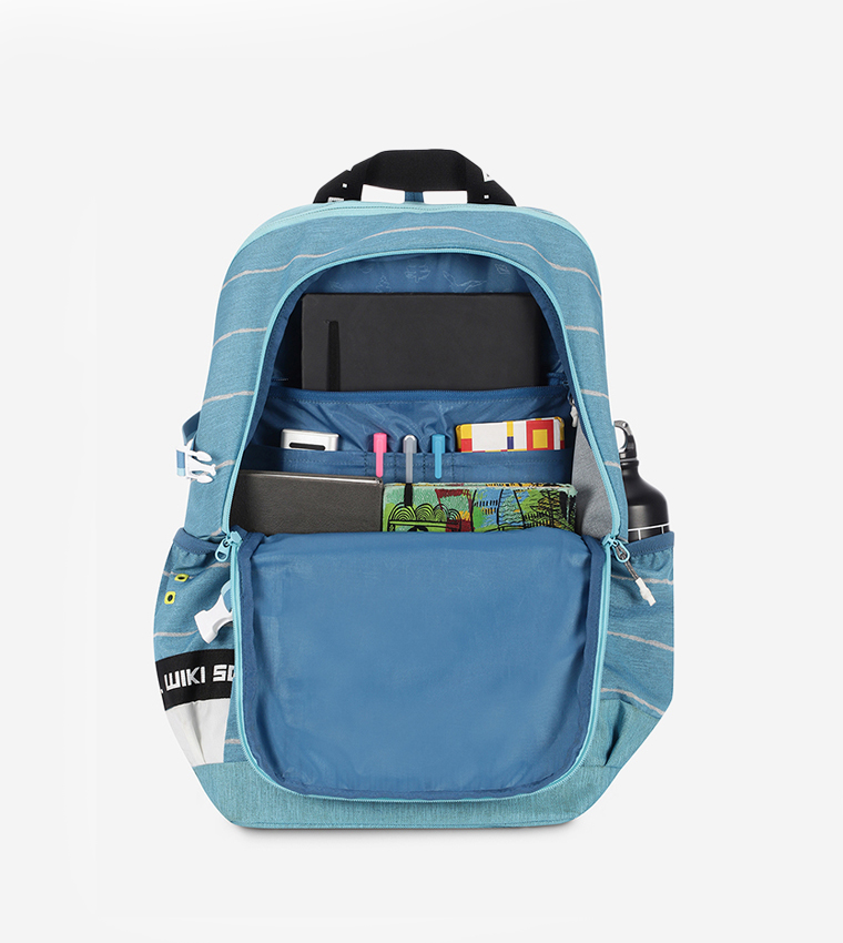 Striped Zip Around Backpack