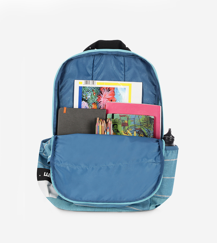 Striped Zip Around Backpack