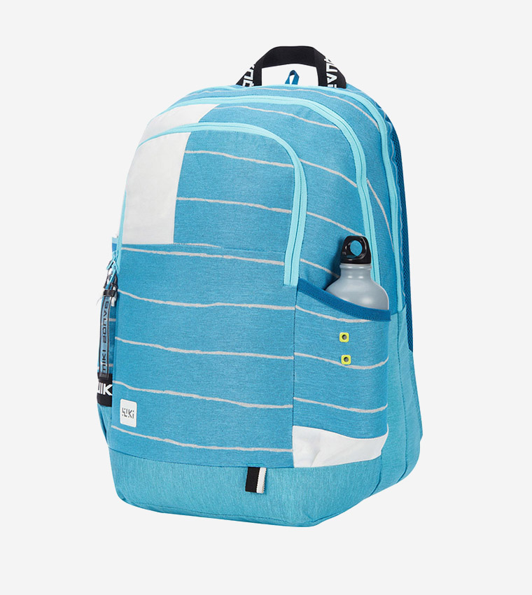 Striped Zip Around Backpack