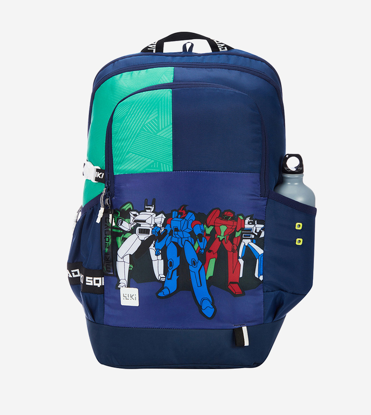Striped Zip Around Backpack