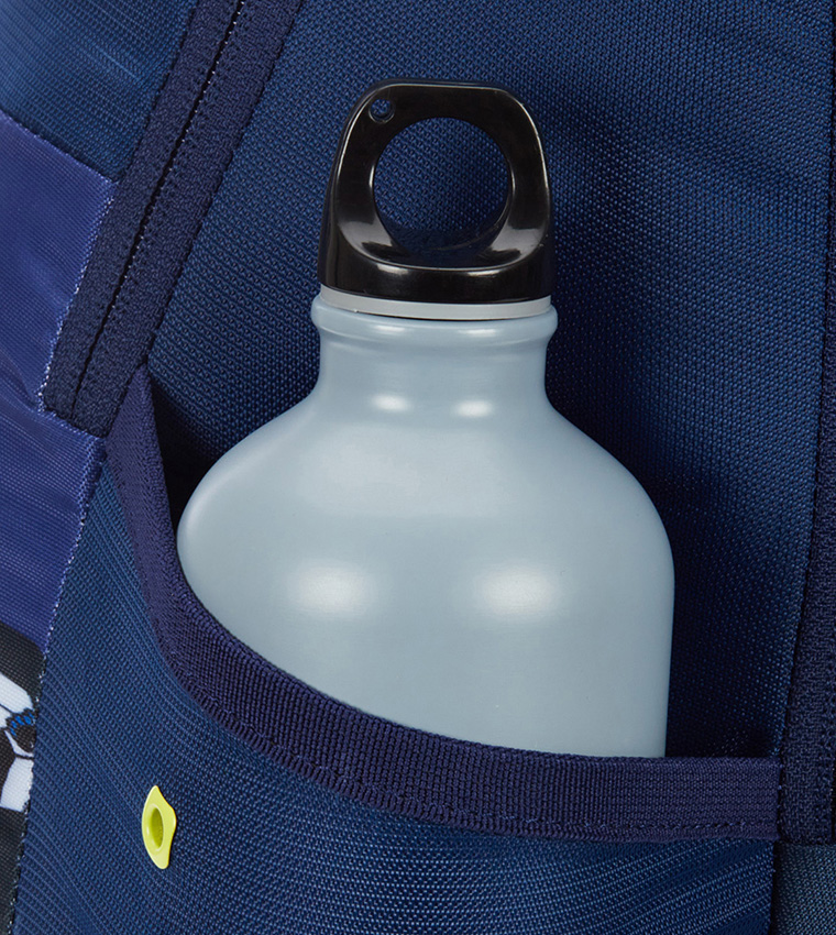 Striped Zip Around Backpack