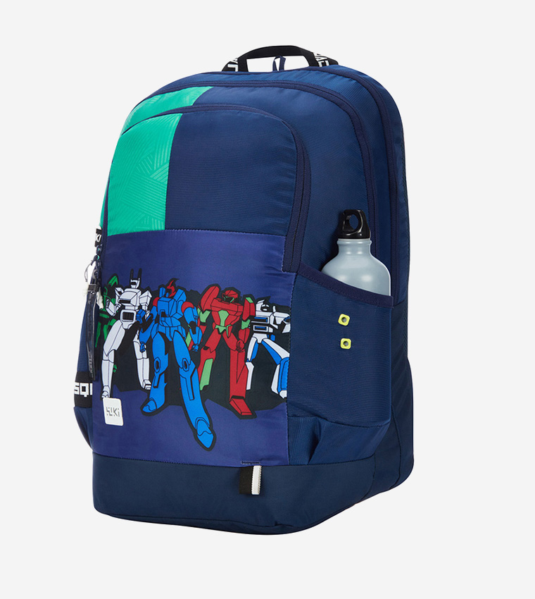 Striped Zip Around Backpack