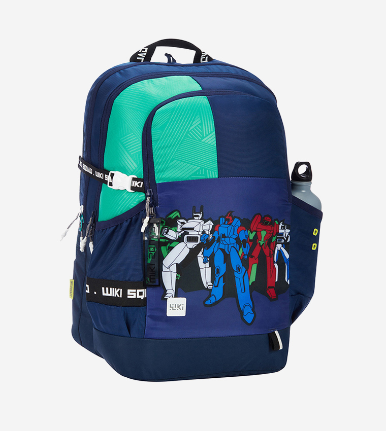 Striped Zip Around Backpack