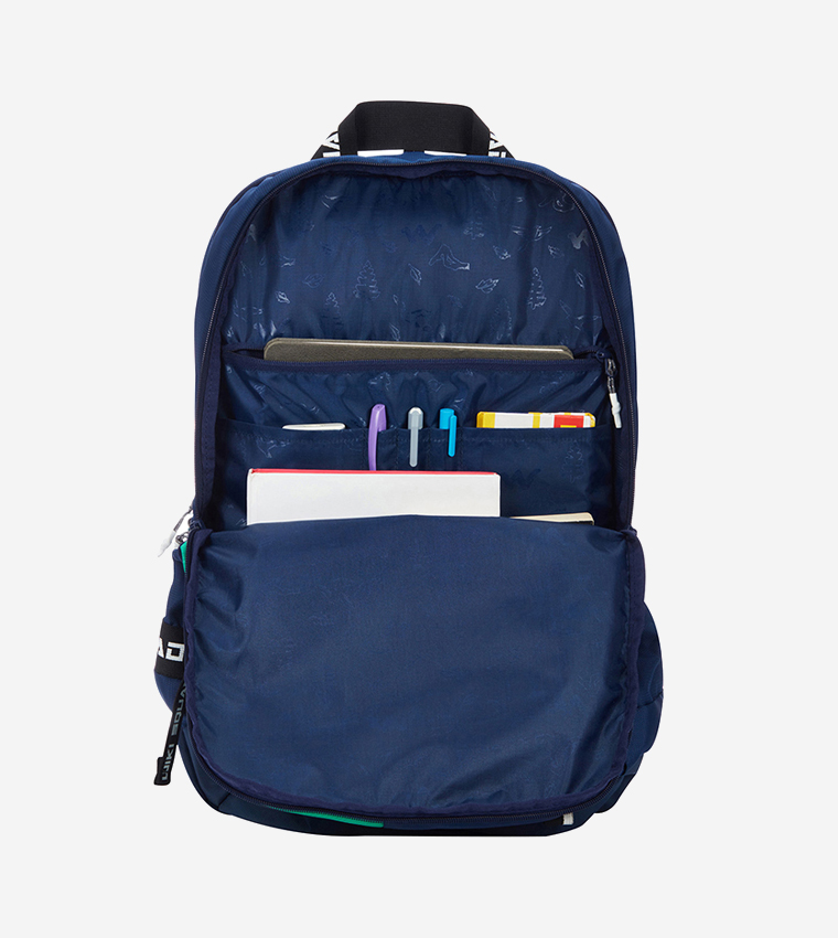 Striped Zip Around Backpack