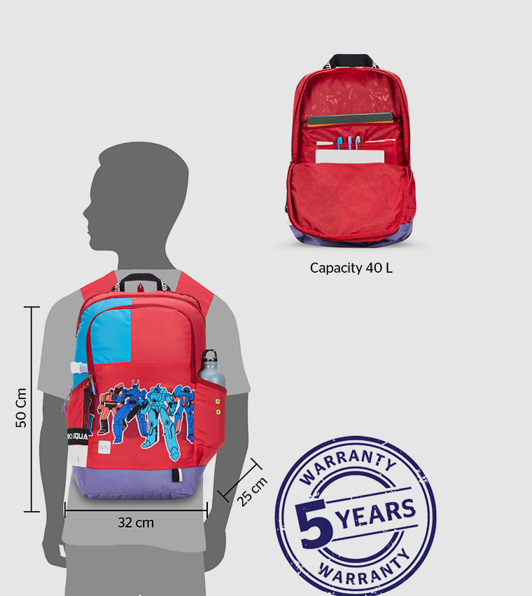 Printed Zip Around Backpack