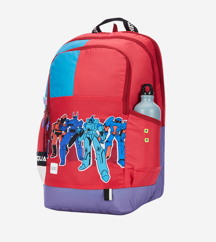 Printed Zip Around Backpack