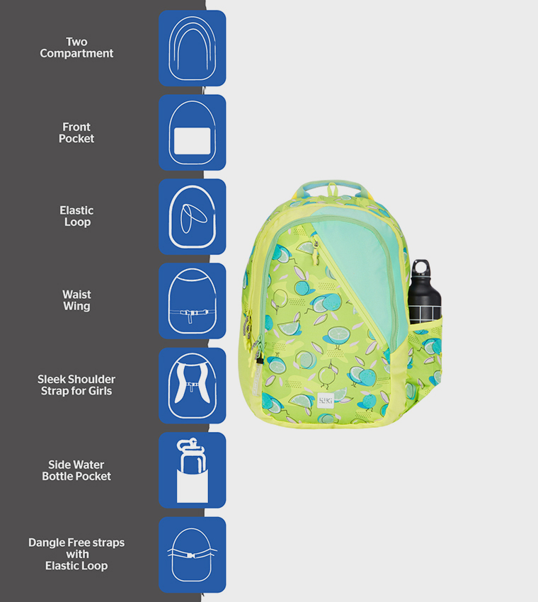 Printed Zip Around Backpack
