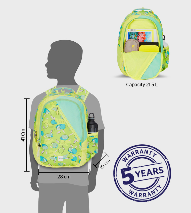 Printed Zip Around Backpack