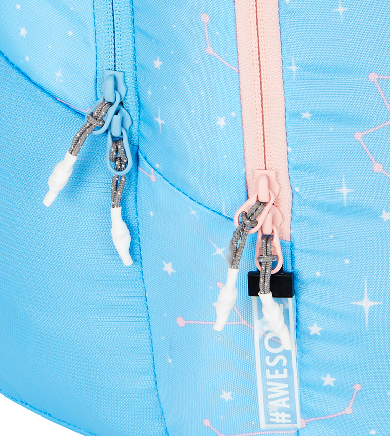 Printed Zip Around Backpack