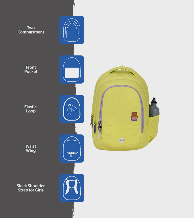 Applique Detail Zip Around Backpack