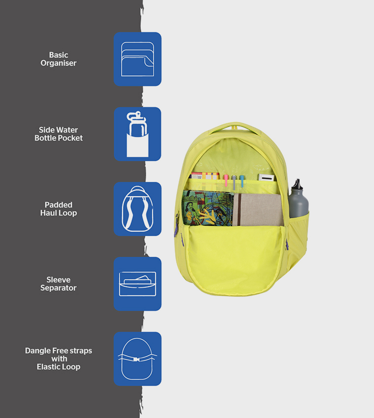 Applique Detail Zip Around Backpack