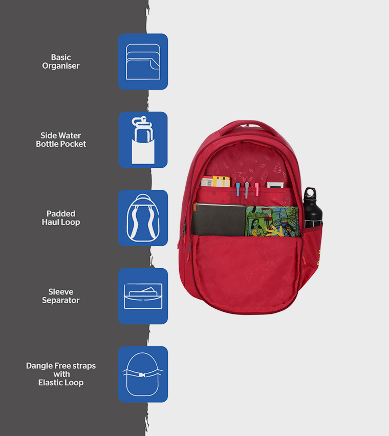 Applique Detail Zip Around Backpack